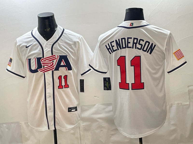 Men 2026 World cup white MLB Nike jersey 0036
